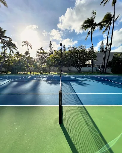 Newly constructed multi-sport court in Hawaii