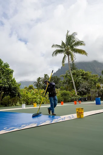 Hawaii Court Resurfacing completed court project 6